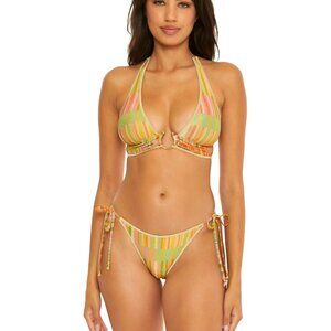 BECCA by Rebecca Virtue Cabo Del Sol Tie Side Bikini Bottom - Size S - NWT